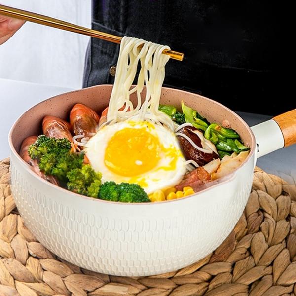 Cooking Kitchen Sauce Pans Maifan Stone Milk Pot Aluminum Non Stick With Handle
