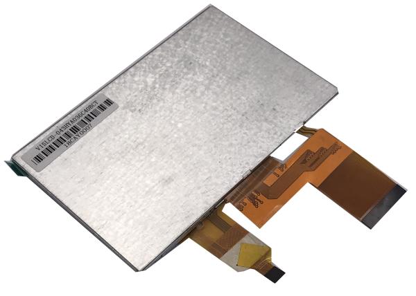 White Words Tft LCD Capacitive Touchscreen Module Over Blue Background 4.3inch 480*272