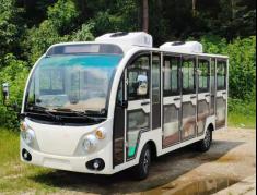14-seater Electric Tour Car with 72V AC System 7.5KW AC Motor and 155R13 Tires