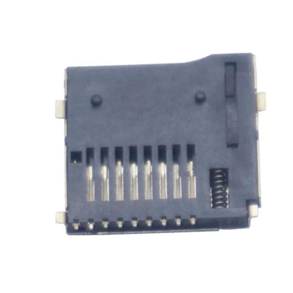 Factory Supplier 8 Plus 1 Pin SMT Push Double Pressure Plating Gold Type Micro SD Card Holder High Quality Connector