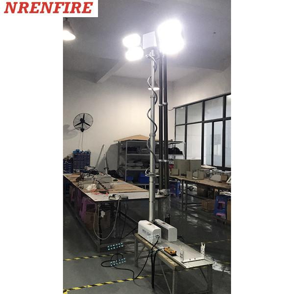 3.5m roof mount pneumatic telescopic mast move light tower-4x60W LED