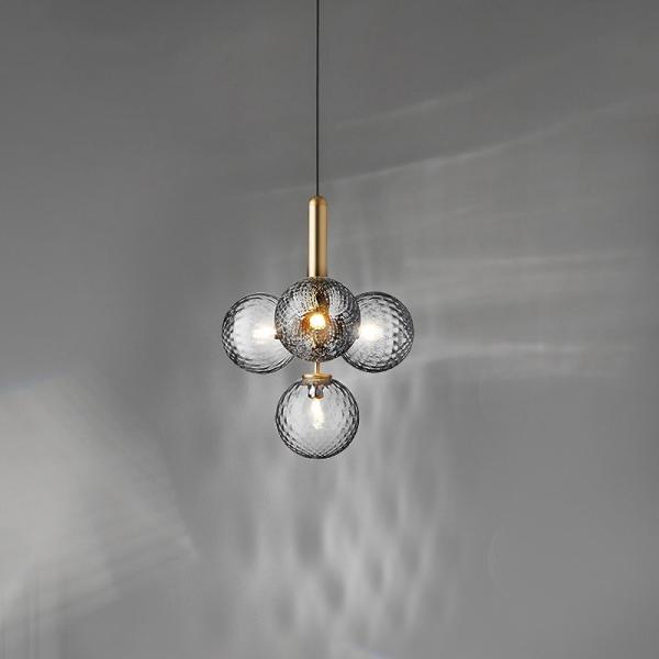 E27 Modern Nordic Simple Chandelier Creative Glass Ball Designer Miira Chandelier(WH-MI-164)