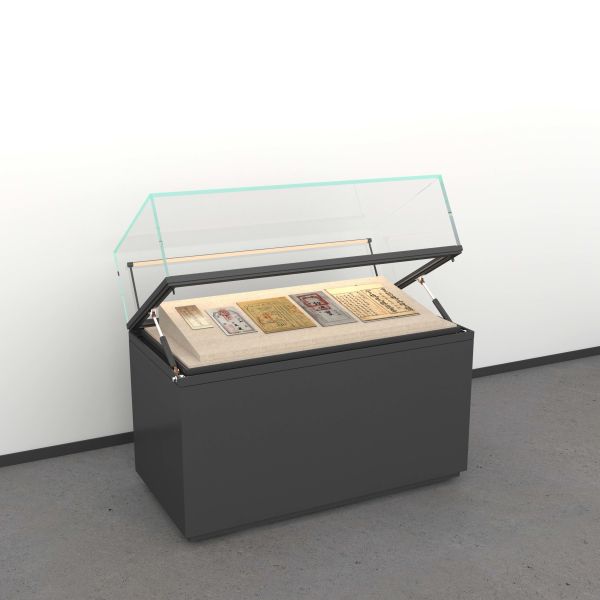 Humidity Control Counter Display Cabinet Custom Museum Showcase for Exhibitions