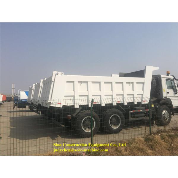Heavy Duty Tipper Trucks 336 Hp Double Axle Dump Truck Manual 18m3 - 22m3