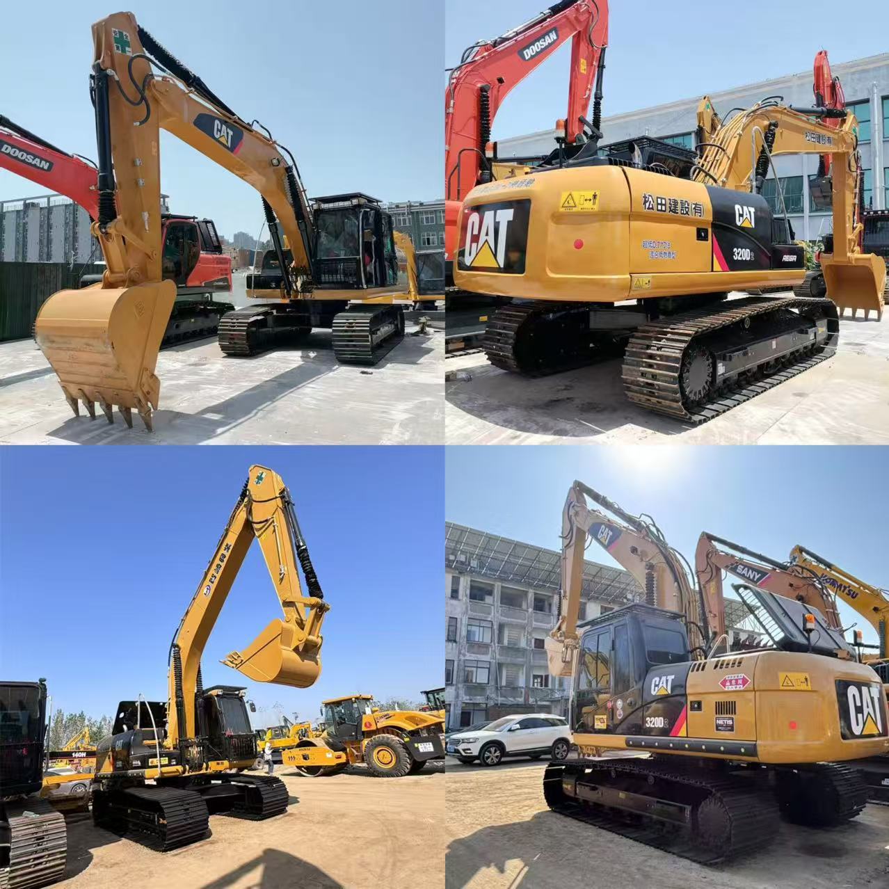 High-Quality Original CAT 320D2 20 Ton Crawler Excavator Used Excavator for Sale in Stock with Best Price