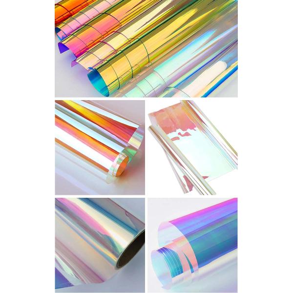 Multicolor PET Plastic Laminated Film Colorful transparent laser film