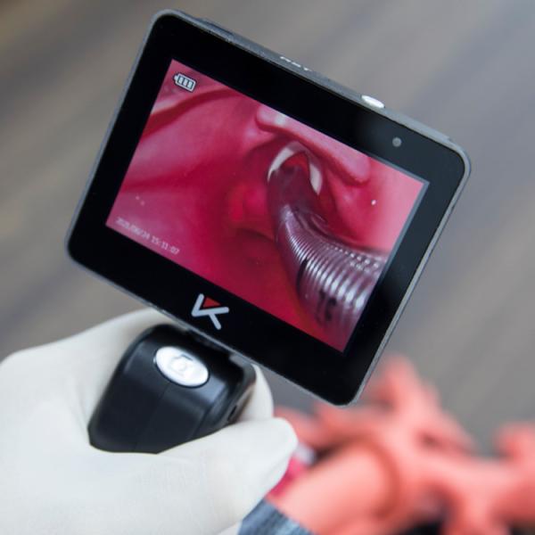 ODM OEM Hospital Surgical Instruments 3 Inch Screen Rigid Video Laryngoscope Set