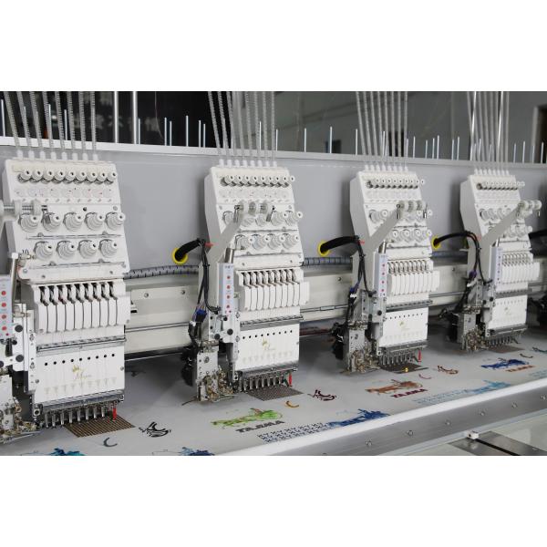 24 Heads Computer Twin Sequin Embroidery Machine With Auto Cutting System