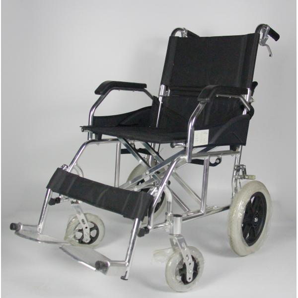 Portable Lightweight Foldable Aluminum Manual Wheelchair Easy Carry For Elderly