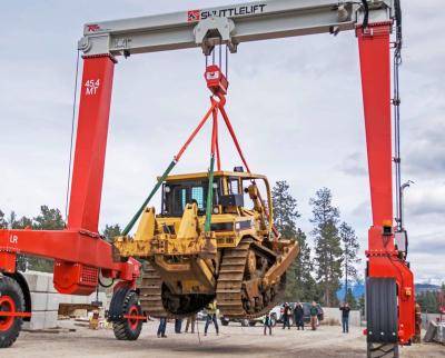 Construção modular Travelift para o guindaste cansado de borracha do pórtico e de pórtico da viagem