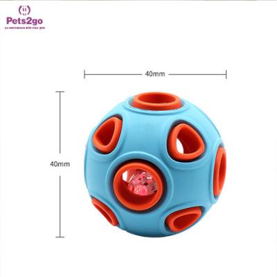 Brinquedos 80mm indestrutíveis de borracha interativos da bola do cão