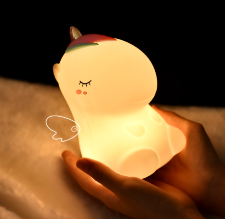 1200mA Bedroom LED Night Light , Silicone DC5V Unicorn Room Light