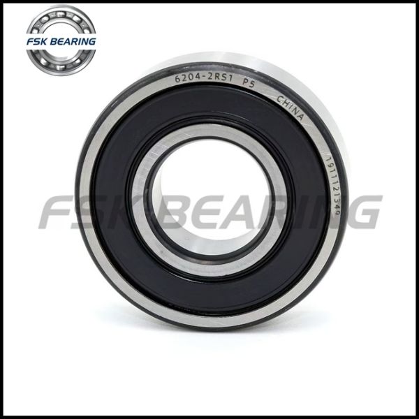 Single Row 6204-2RS1 P5 Deep Groove Ball Bearing 20*47*14mm Gcr15 Chrome Steel