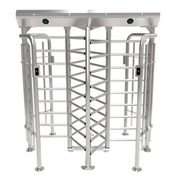 ZKTECO FHT2300D Stainless steel single passage automatic full height turnstile face recognition door lock