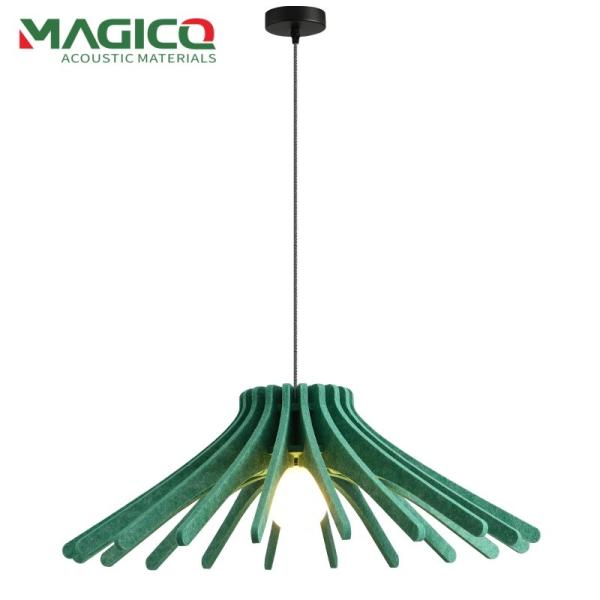 Home Decoration Hanging Lightshade Handmade Soundproof Felt Light Mushroom Model Lampshade Chandelier