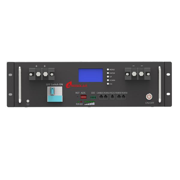 Amosolar 48V 51.2V 200Ah 100Ah LFP Bateria de Íon de Lítio para Armazenamento de Energia Solar em Casa