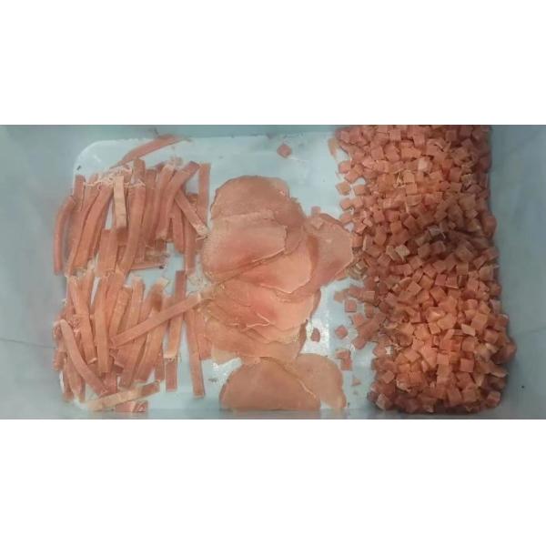 Customized 1480x800x980mm Chicken Breast and Jerky Meat Cube Cutting Machine Meat Slicer