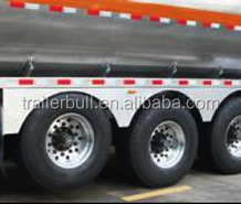 36000L 2 Axles Carbon Steel Tank Semi Trailer for Fuel and Diesel Transportation