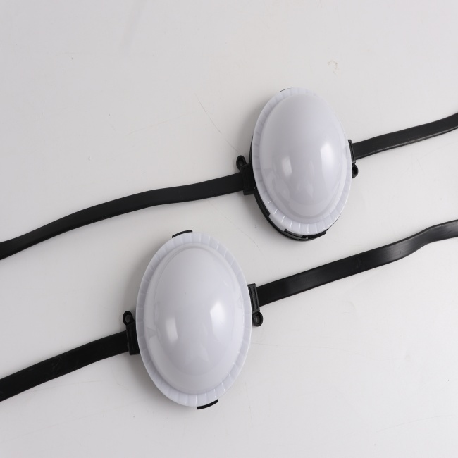 IP67 Waterproof  80mm RGB Controllable LED Pixel Point Light Bayer LED Beads German PC Material for Building Exterior Wall Lighting Projects
