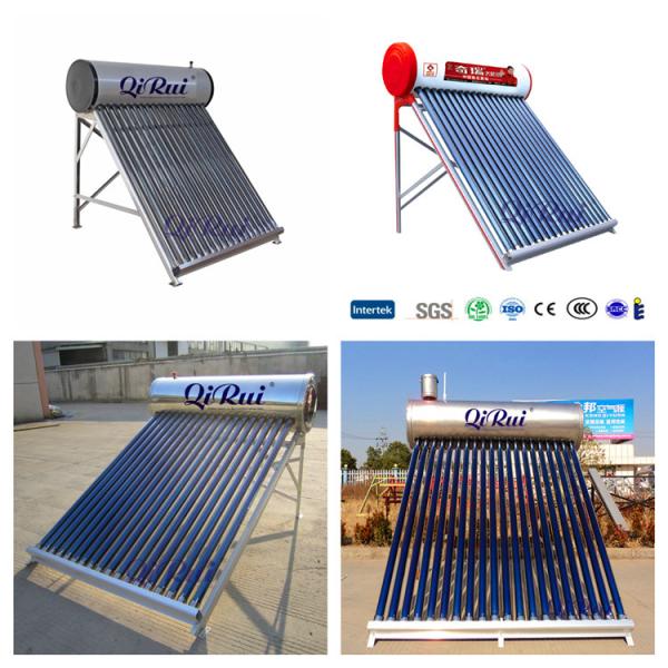 Blue Color Steel Bracket 100L 150L 200L 250L 300L Solar Water Heater for Compact Type