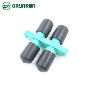 Переходника оптического волокна ST портов фланца 2 снабжение жилищем двухшпиндельного пластиковое