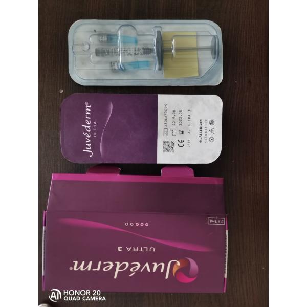 Впрыска геля вводимого дермального заполнителя ультра 3 Juvederm Hyaluronic кисловочная