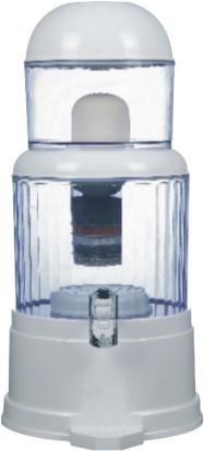 Purificador mineral da água do potenciômetro de 7 filtros da fase, potenciômetro plástico claro branco da água