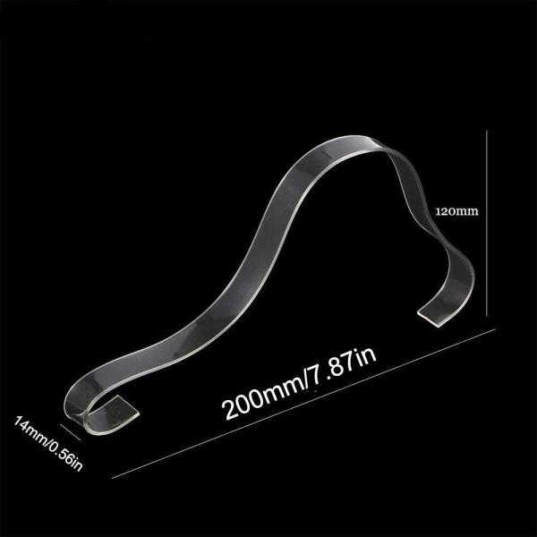 Acrylic Shoe Display Stand Support Props Sandals Elastic Lace PMMA Racks For Store