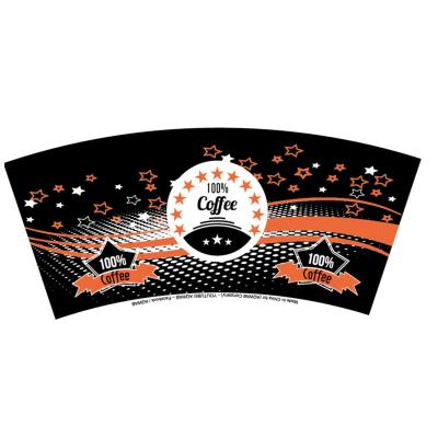 Matières premières de la fan 190gsm de tasse de papier d'impression de Flexo pour les tasses de papier