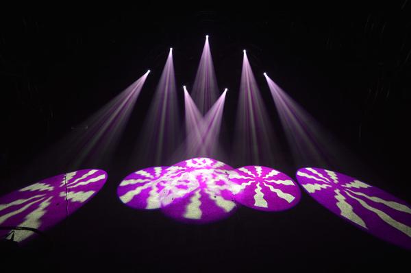 Mini Moving Heads Spot With Blue LCD Display / White LED Lamp 7500K 150 Watt