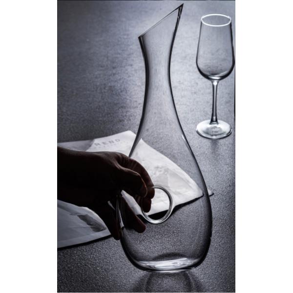 Графинчик вина Веддинг/дня рождения стеклянный бил с рук нижнее узкое обслуживание ОЭМ шеи/ОДМ