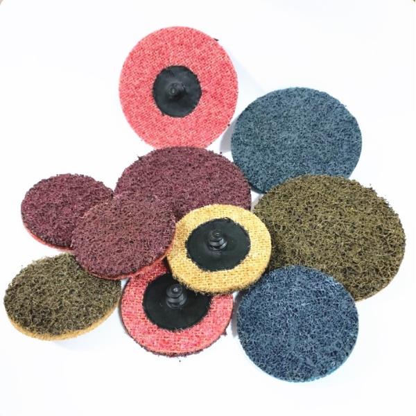 2 Inch Non Woven Surface Conditioning Disc Set Coarse Medium Fine Nylon Sanding Discs