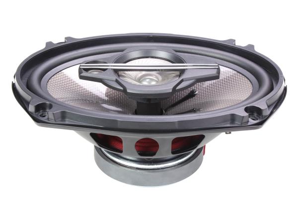 6x9 car coaxial speaker CMC69G2,60wrms,  freq. response: 40-20KHz, Sensitivity: 89.8dB,  Woofer: 1'' voice coil,4 ohms,Tweeter: 0.75'' voice coil, 5 ohms