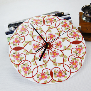 Beautiful Flower Wall Decoration Acrylic Art Wall Clock LY-050 