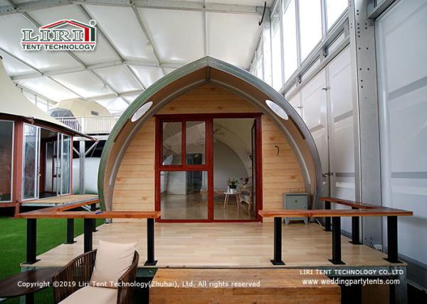 Estruturas luxuosas duráveis das barracas de Glamping para recursos 25 anos de esperança de vida