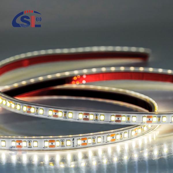 IP67 à prova d'água 12V 24V LED Strip Branco Quente Branco 2835 120LEDs/m para Decoração de Jardim ao Ar Livre
