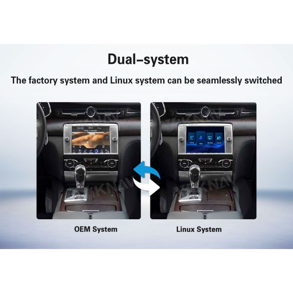 Viknav Linux System Wireless Carplay Android Auto Decorder Box for Maserati Quattroporte 2013-2015 Decoding Box Upgrade Interface Autolink Airplay