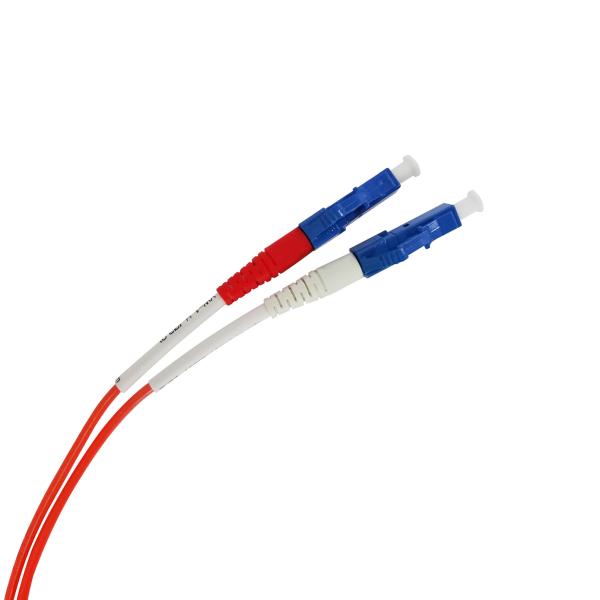 OM1 LC Fiber Optic Patch Cord Multi Mode Duplex 20 Meter Length