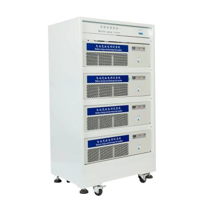 Equipamento de ensaio de baterias de potência de 16 kW, instrumento de ensaio de carregamento e descarga que conecta o teste de capacidade do computador