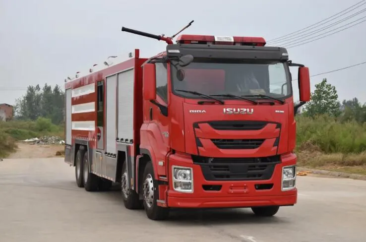 ISUZU Giga Foam Fire Trucks 351hp-450hp Fire Fighting Water Truck