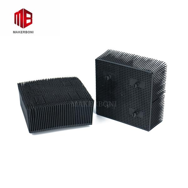 Premium Nylon Black Bristle Block 101x101x43mm for Bullmer Cutting Machines