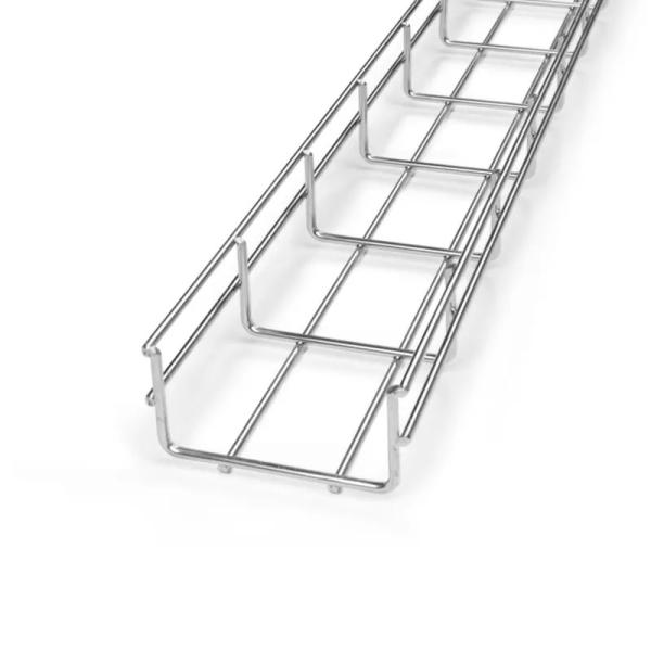 Welded Wire Mesh Cable Tray 200mm Raised Access Floor Data Cable Routing