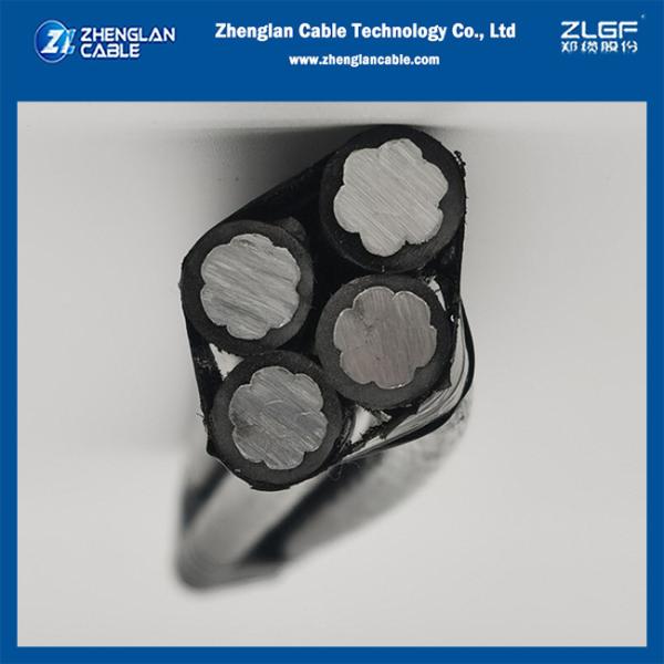 Overhead Insulated Cable 90.C -30 4/50 Veff KV/Hz Aluminum Conductor For Extreme Environments