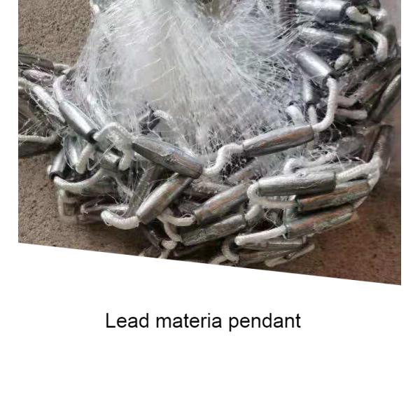 6FT Double Knot Nylon Mono filament Fish Farming Casting Net for Recreational Fishing