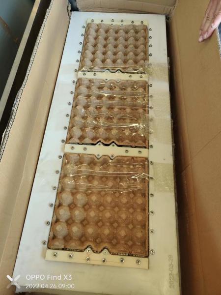 Linha de produção de caixas de ovos de grande capacidade totalmente automática 3*4