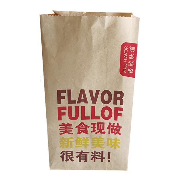 Браун ODM OEM напечатал хлеб бумаги Kraft кладет толщину в мешки 35um-150um