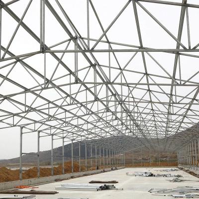 Casa de galinha dobro da casa pré-fabricada da construção de aço do andar para a exploração avícola
