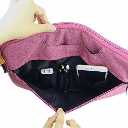 14-15.4 Inch Waterproof Laptop Carrying Case Oxford Fabric With Handle Purple