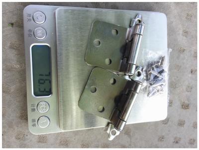 Steel Bp Metal Butterfly Cabinet Hinges , Chrome Butterfly Hinges Satin Nickel Plated