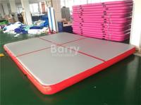 Estera roja interior y al aire libre de la gimnasia de la pista de aire/colchón inflable del gimnasio